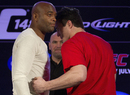 Anderson Silva absorbs a cheeky punch from Chael Sonnen
