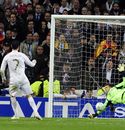 Manuel Neuer stops a penalty kick from Cristiano Ronaldo