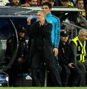 Jose Mourinho gestures in frustration on the touchline