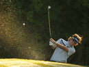 Bubba Watson escapes from a bunker