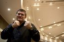 Ricky Hatton puts his fists up
