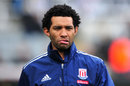 Jermaine Pennant warms up prior to kick-off