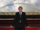 Roy Hodgson poses at Wembley