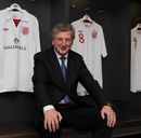 Roy Hodgson poses after a press conference