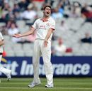 James Anderson reacts after an unsuccessful appeal