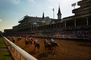 Horses race in the 138th Kentucky Derby