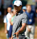 Tiger Woods plots his next shot