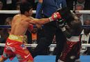 Manny Pacquiao lands a right jab