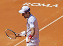 Novak Djokovic remonstrates with himself