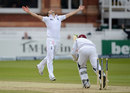 James Anderson finally picked up a wicket when he bowled Denesh Ramdin
