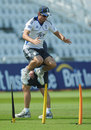Alastair Cook in training