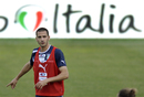 Italy's Leonardo Bonucci attends a training session in Parma