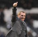 Brendan Rodgers gives the thumbs up