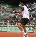 David Ferrer at the point of contact