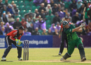 Kevin O'Brien hits out during a rapid cameo against England