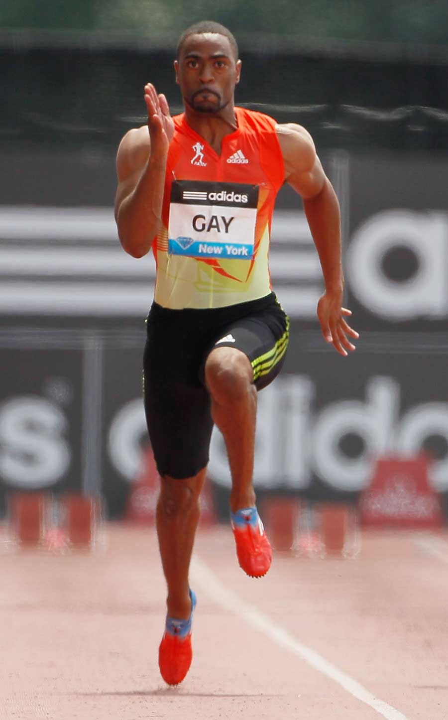 Tyson Gay sprints to victory