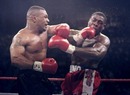 Mike Tyson lands a punch on Frank Bruno