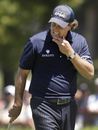 Phil Mickelson rues a missed putt