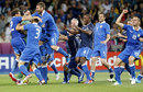 Italy celebrate their victory