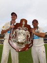Steve Magoffin and Chris Hartley with the Sheffield Shield