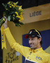 Fabian Cancellara takes the yellow jersey