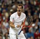 Andy Murray lets the crowd see his joy