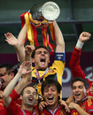 Iker Casillas lifts the trophy