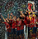 Spain rejoice after their Euro 2012 triumph