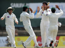 Junaid Khan dismissed Tharanga Paranavitana early in Sri Lanka's innings