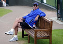 Ivan Lendl cuts a relaxed figure during practice
