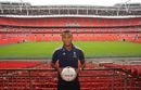 Ryan Bertrand poses at Wembley