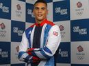 Anthony Ogogo poses during the London 2012 kitting out session