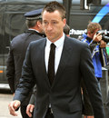 John Terry arrives at Westminster Magistrates' Court
