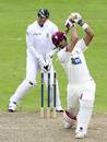 Mark Boucher was struck in the eye by a bail after Gemaal Hussain was bowled