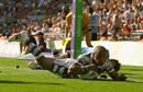 Gareth Raynor scores a try during 2008's Challenge Cup Final