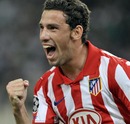 Maxi Rodriguez finds the net for Atletico Madrid