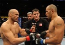 Randy Couture and Brandon Vera touch gloves