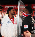 David Haye and Dereck Chisora face off during a press conference