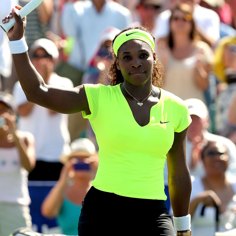 Serena Williams thanks her supporters