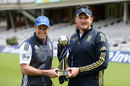 Opposing captains Andrew Strauss and Graeme Smith