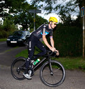 Bradley Wiggins sets off on a training ride