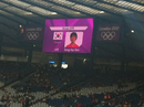 The South Korea flag is displayed alongside North Korea's players
