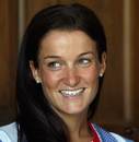 Lizzie Armitstead breaks into a smile