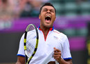 Jo-Wilfried Tsonga lets out a yell of frustration