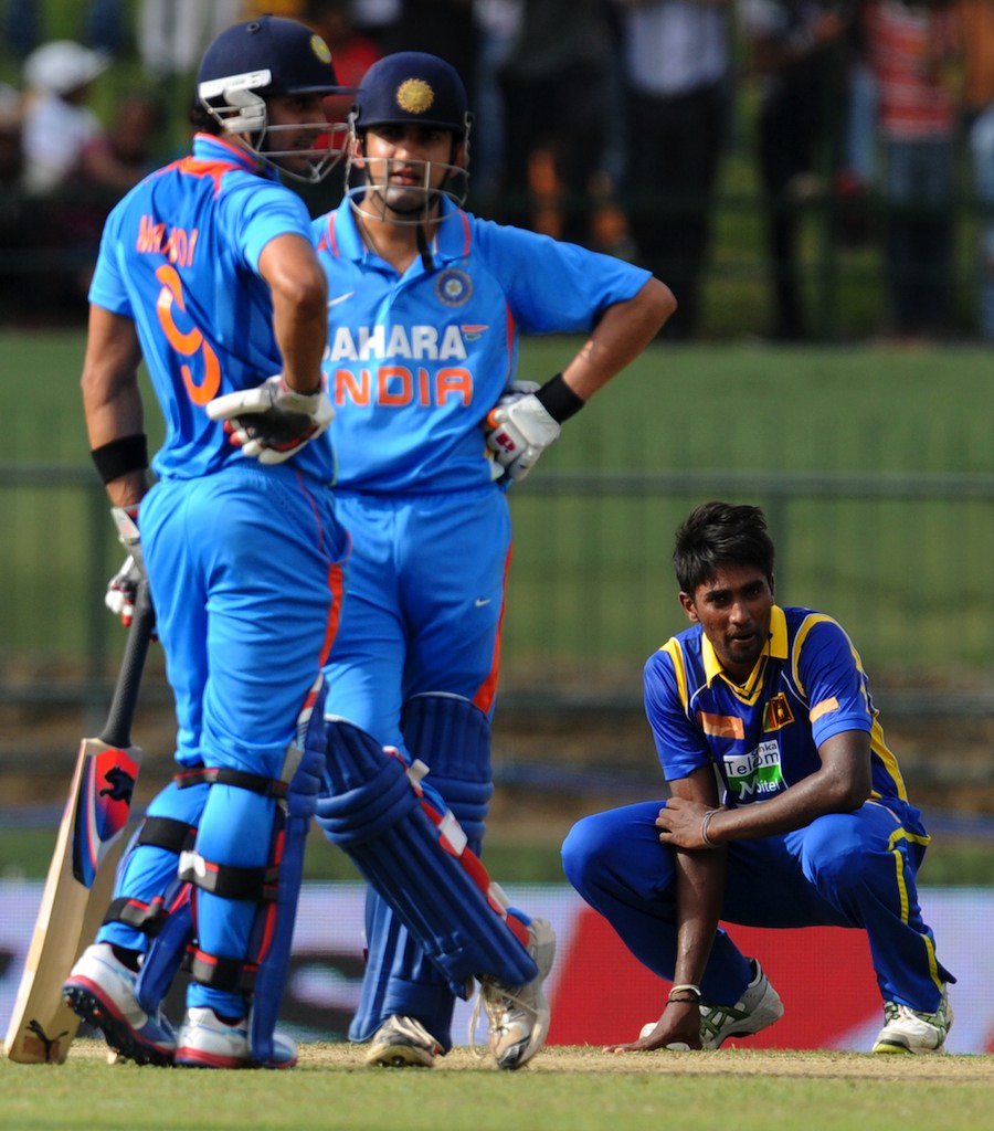 Gautam Gambhir and Manoj Tiwary added 110 for the fourth wicket