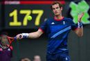 Andy Murray unleashes a forehand