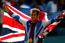  Andy Murray celebrates winning Olympic gold