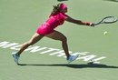 Roberta Vinci stretches for a backhand