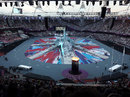 The scene is set ahead of the closing ceremony