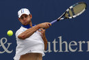 Andy Roddick hits a forehand